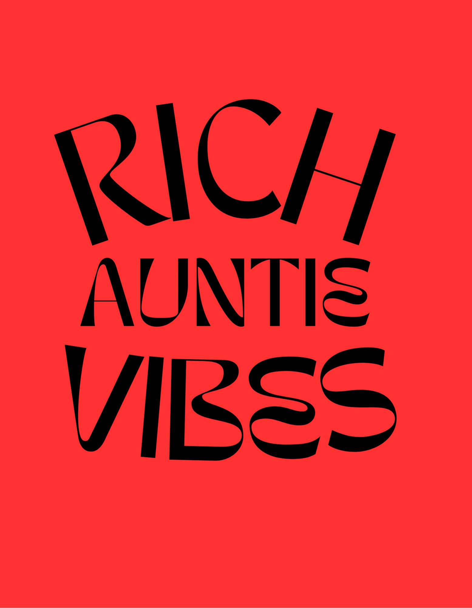 Rich Auntie Vibes